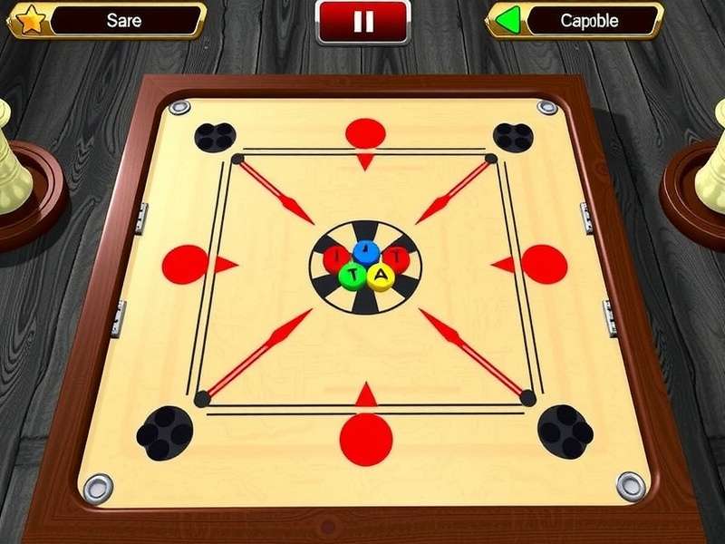 Carrom 3D Physics Demonstration